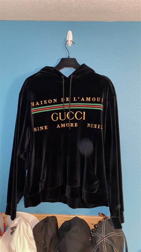 Gucci 'Maison de L'Amour' Graphic Print Hoodie 